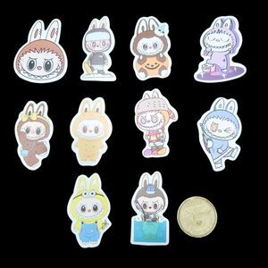 3/$20 Brand New 10pcs Labubu Waterproof Stickers #4